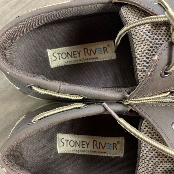 Stoney River Mens Top Sider Boat Shoes Size 8 M Leather Moccasins Casual - Picture 7 of 10